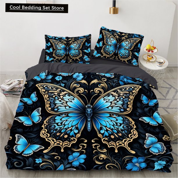 x459 Bed SheetsLuxury flower Bedding Set Cartoon Comforter Sets Twin Full Size Duvet Cover Set Kids Girls White Bed Linen 3-Piece Bedding Set (1 Duvet Cover + 2 Pillow Shams) nj459