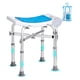 thumbnail image 1 of Silla de ducha VEVOR, altura ajustable, antideslizante, capacidad de 500 libras, 1 of 9
