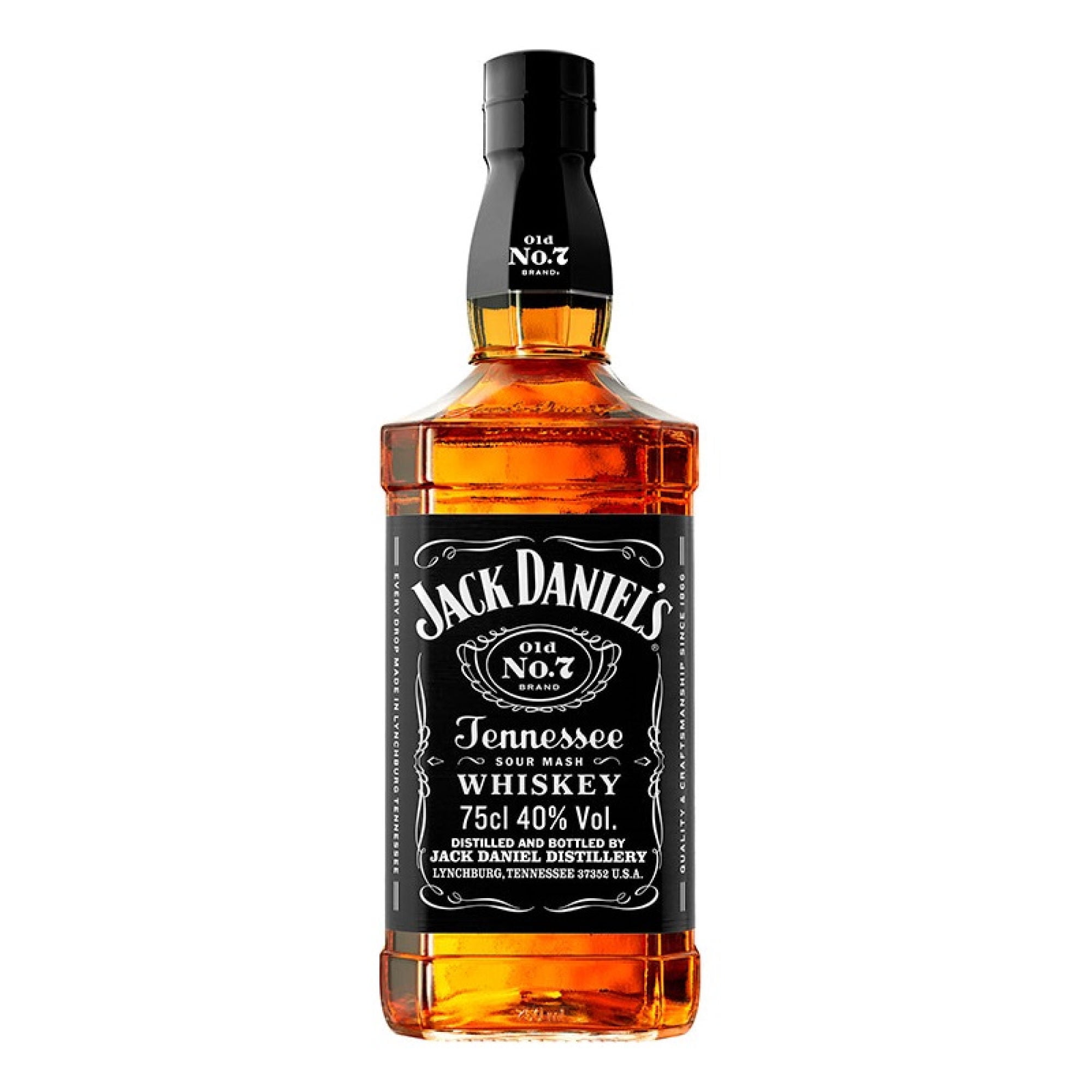 Whisky Tennessee 40° Botella 750 ml Jack Daniel's