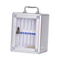 Magideal - Gabinete De Almacenamiento Para Teléfono, Almacenamiento Para Teléfonos Inteligentes, Estable, Para Aulas Y Oficinas, Tarjeta De Bolsillo Con Cerradur 12 Ranuras