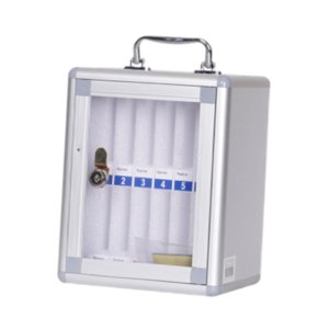 Magideal - Gabinete De Almacenamiento Para Teléfono, Almacenamiento Para Teléfonos Inteligentes, Estable, Para Aulas Y Oficinas, Tarjeta De Bolsillo Con Cerradur 12 Ranuras