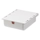 thumbnail image 5 of Cajón De Almacenamiento Autoadhesivo Oculto Debajo Del Escritorio Para Cocina De Estudiante De Oficina Blanco, 5 of 5