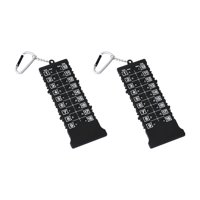 Ioensy - 2X Contador De Puntuación De Golf Contador De Golpes De Golf Para Entrenamiento De Práctica Regalo Para Golfistas