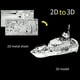 thumbnail image 2 of Lifeboat 3D Metal Stereo Puzzle Model Toy, Birthday Gift For Boys Girls, 2 of 2