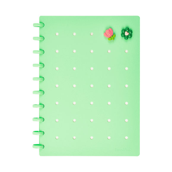 Cuaderno B5 Verde Pastel Anillado