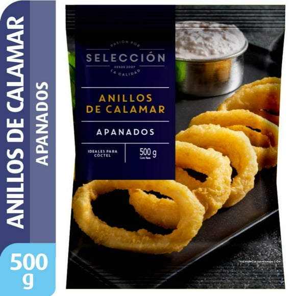 Anillos de Calamar Apanados, 500 g