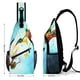 thumbnail image 2 of Pato Dodgers Riñonera Bandolera con Estampado Integral para Hombres y Mujeres, Bolso Cruzado Gráfico de Tendencia, Mochila de Hombro Streetwear para Ciclismo y Deportes, Riñonera Versátil Casual, 2 of 6