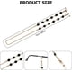 thumbnail image 2 of 6 piezas de cadena para gafas, cadena con cuentas para gafas para mujeres y hombres, correa para gafas de sol Coldeul, soporte para correa de gafas alrededor del cuello, soporte ajustable para gafas d, 2 of 7