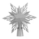 thumbnail image 1 of Adorno Navideño Plateado Con Proyector De Luz Y Forma De Copo De Nieve Para La Punta Del árbol, Ideal Para Fiestas Y Bares., 1 of 5