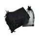 thumbnail image 4 of 100x Bolsas De Organza Reutilizables Para Bodas, Cumpleaños, Regalos De Fiesta, Navidad, Color Negro, 4 of 5
