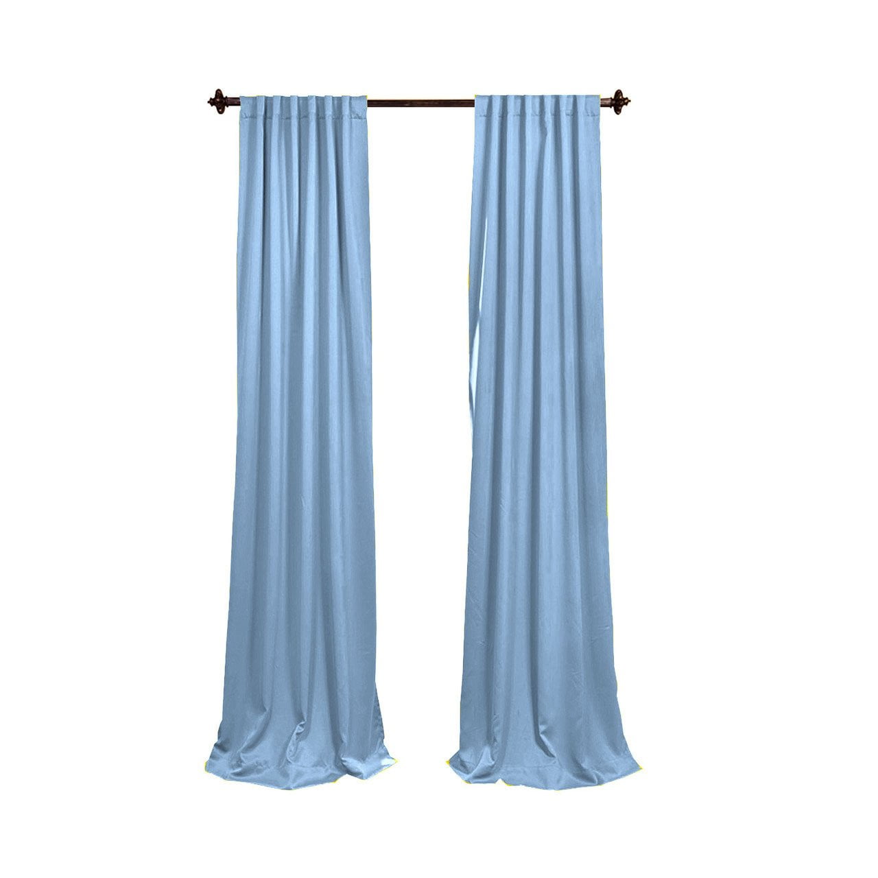 La Linen - Telón De Fondo De Popelina De Lino Y Poliéster La, Color Azul Claro, 96 X 58 Cm