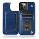 thumbnail image 1 of For IPhone 14 13 12 11 Pro Max XR XS Max SE 2022/2020 7 8 Plus Wallet Case With Card Holder, PU Leather Kickstand Card Slots Case, Double Magnetic Clasp And Durable Shockproof Cover, 1 of 3