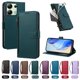 thumbnail image 4 of Funda con Billetera para [Xiaomi Redmi Note 13 4G] con Bolsillo Zipper y Tarjetero Verde pavo real, 4 of 6