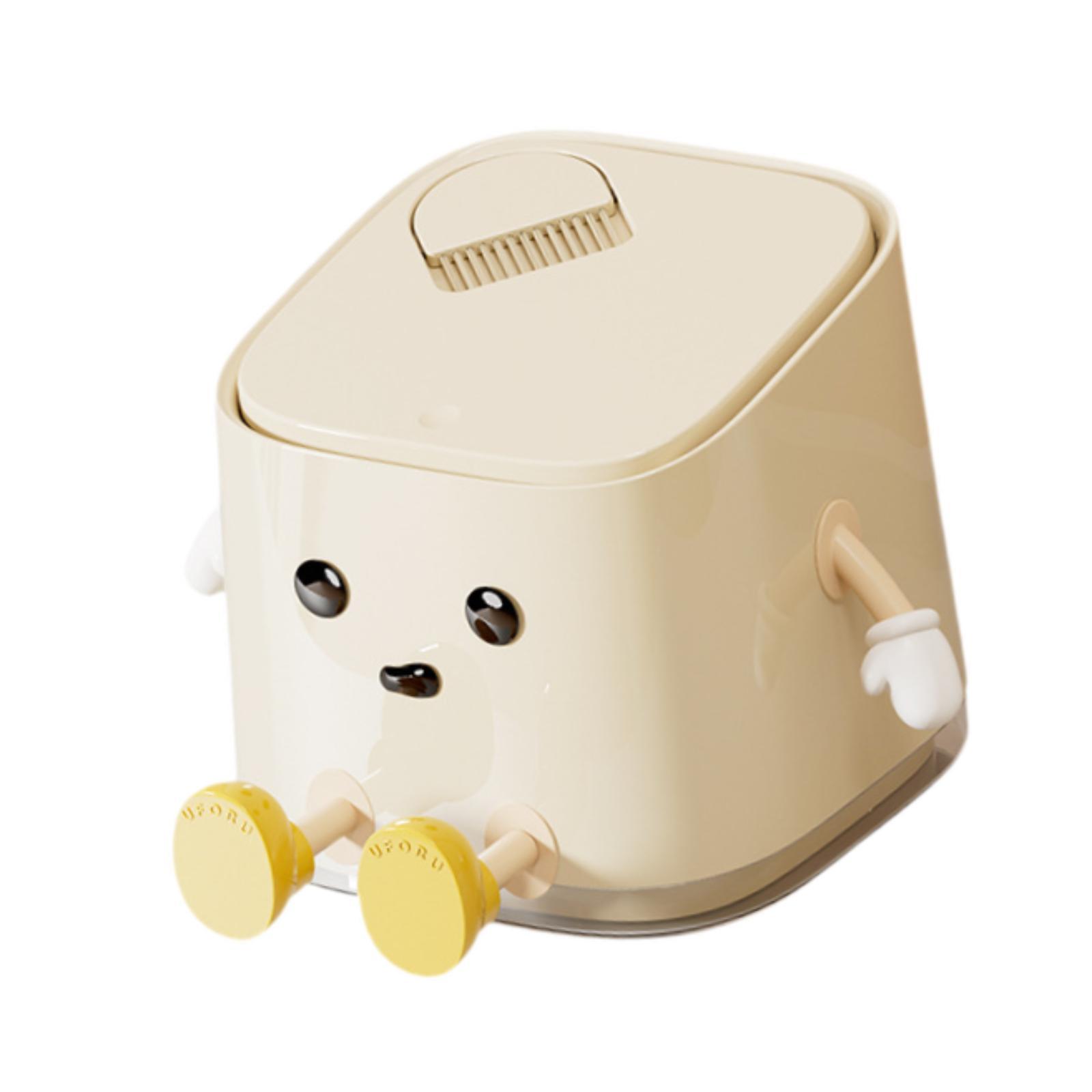 Magideal - Desktop Basura De Basura De Basura Del Lata De Ropa De Cañón Tipo De Tapa De Tapa De Tapa En La Sala De Estudio De La Mesa De La Mesa De Café Sala De Sesión