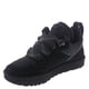 thumbnail image 4 of Zapatilla UGG Lowmel para mujer de gamuza negra con forro de lana, talla 7, 4 of 6