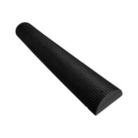 Ioensy - Rodillo De Espuma Medio Redondo Masaje Yoga Pilates Fitness Balance Yoga Negro 60Cm