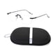 thumbnail image 4 of Juego Anteojos Moda Portátil Práctico Claro Gafas Mujeres Negro, 4 of 5