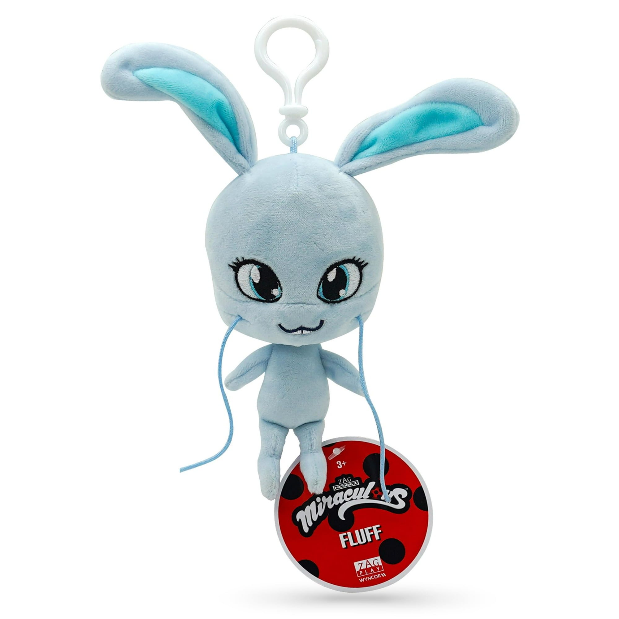 Peluche Miraculous Ladybug Kwami Lifesize Fluff Rabbit 13 Cm