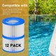 thumbnail image 5 of Cartucho de repuesto para filtro de piscina y spa tipo VI, paquete de 12, 5 of 7
