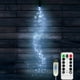 thumbnail image 1 of 1pc Waterfall Fairy Lights, 11 Strands 220LED USB Plug Copper Wire Branch Decorative Vines String Lights, Waterproof Starry Twinkle Micro LED Light For Garden, Wedding And Christmas Tree Decoration, 1 of 3