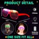 thumbnail image 5 of Gafas LED TURNMEON, paquete de 20 artículos para fiestas de Halloween, 5 of 6