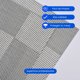 thumbnail image 4 of Set 4 Individuales Impermeables De Mesa Pvc 30x45 Cm Antideslizante Plata, 4 of 8