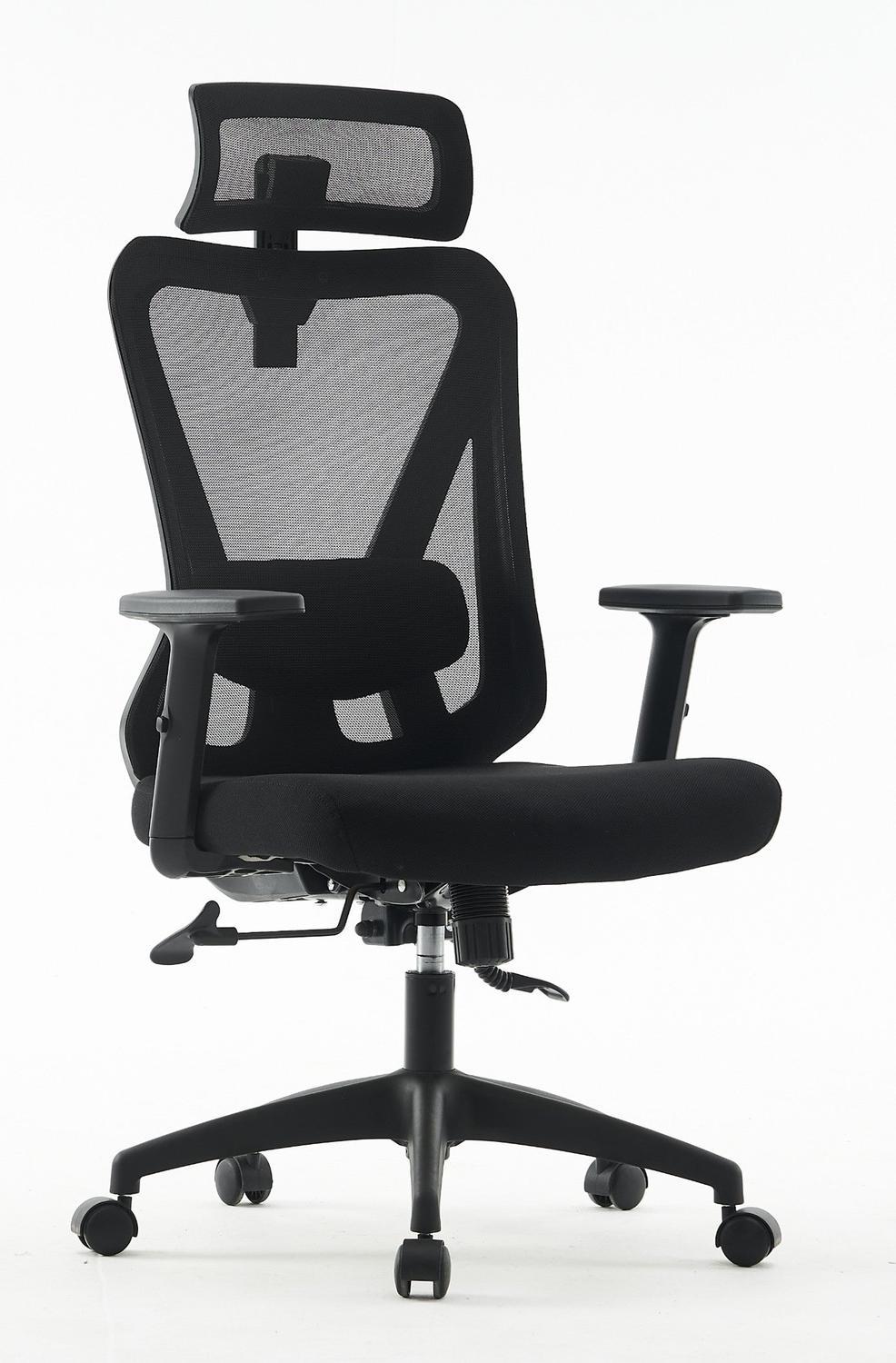Silla Ejecutiva Ergonómica Krone Orion Con Soporte Lumbar Negro