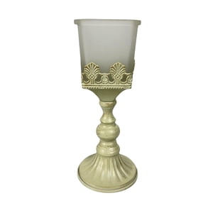 Bothyi - Candelabros Artesanales Candelabros Para Velas De Té Para Interiores Festival Comedor Gris Claro