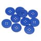 thumbnail image 1 of Uxcell 10Pcs 40L Botones de Costura 1"(25mm) Botones Redondos Planos de Resina de 4 Agujeros para Costura de Ropa DIY, Azul Oscuro, 1 of 5