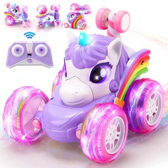 Coche RC RUIDYA Unicornio 2.4GHz Recargable con Acrobacias
