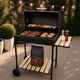 thumbnail image 1 of Parrilla Asador A Carbon Barril Económica Con Repisa Ruedas, 1 of 8
