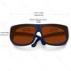 thumbnail image 3 of Gafas de Seguridad FreeMascot OD 8+ Protección Láser 190-1100nm, 3 of 7