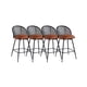 thumbnail image 1 of Pack 4 Sillas de Bar Giratoria de Ratan Marsella - Marron, 1 of 3