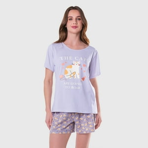 Baziani - Pijama Corto Mujer 8698