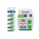 thumbnail image 1 of Pack Cargador con Pilas + 5 Pilas AAA Recargables Philco, 1 of 9
