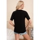 thumbnail image 2 of Polera Mujer Algodon Manga Corta Tendencia Urbana Guinda 0062, 2 of 3
