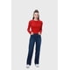 thumbnail image 4 of Polera Mujer Botones Rojo, 4 of 4