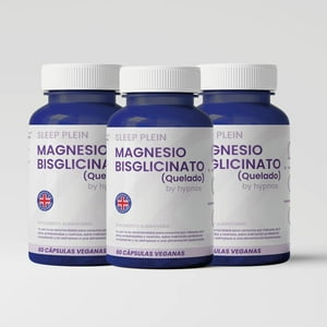 Magnesio Bisglicinato - Pack X3 - Quelado - Plein By Hypnos