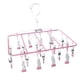 thumbnail image 4 of Tendedero Colgante Para Ropa, Colgador De Goteo, 23 Clips, Calcetines De Secado, Ropa, Color Rosa, 4 of 5