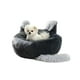 thumbnail image 1 of Cama Redonda Tipo Orejas Perros Y Gatos 50cm Antideslazante - Gris, 1 of 5