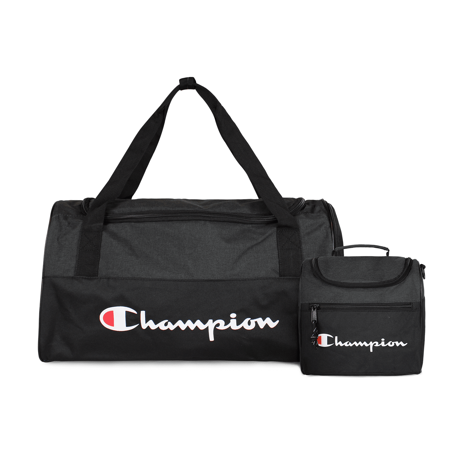 Pack Champion Bolso Toronto 28lts + Lonchera Oxford Negra