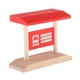 thumbnail image 5 of Juego De Construcción De Accesorios De Escena De Tren De Plástico De Madera Para Niños Realistas, Juguetes, Parada De Autobús, 5 of 5