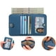 thumbnail image 2 of Cartera Mujer Pequeño Con Rfid Bloquea, Mini Monedero Bifold Para Tarjetas, Billetera De Piel Plegable Con Bolsillo, Tarjetero Minimalista Con Ventana De Identificación Para Chica Mujer, 2 of 5