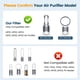 thumbnail image 4 of Paquete de 2 filtros de repuesto Colorfullife para purificadores de aire Dyson, 4 of 7