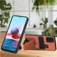 thumbnail image 3 of Funda Resistente para Xiaomi Redmi Note 10 4G con Tarjetero y Soporte, Diseño Magnético Marrón, 3 of 5