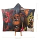 thumbnail image 2 of Cinco Noches con Freddy's Manta Capa con Capucha Anti-Bolitas, Manta de Lana Ártica Suave, Manta Portátil de Felpa Ligera y Lujosa, Poncho para Siesta en Casa y Oficina, 100*130cm, 2 of 6