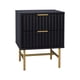 thumbnail image 1 of Velador Manhattan Relan Estilo Madera Roble Negra Diseño Acanalado, 1 of 9