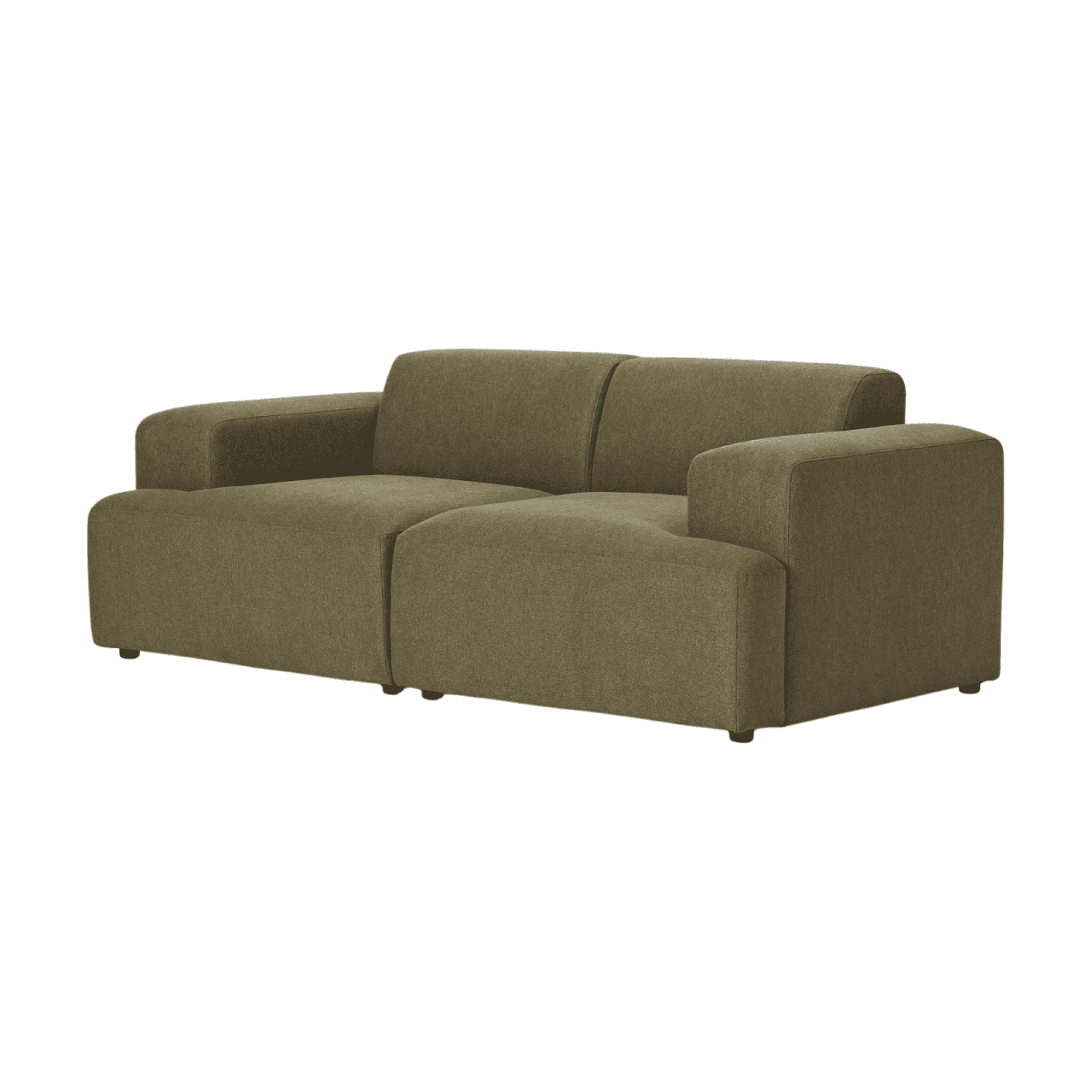 Franjawood - Sofa Gaspar 2 Cuerpo Verde Musgo