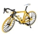 thumbnail image 4 of 1:10 Escala Aleación Diecast Bicicleta Modelo Artesanía Bicicleta Juguete Amarillo2, 4 of 5