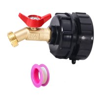 Ioensy - Adaptador De Bolsa Ibc, Instalación Sencilla, Adaptador De Manguera De Agua Para Manguera De Jardín, 4 Piezas